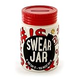 Enesco Our Name Is Mud" SwearセラミックバンクJar with Slottedキャップ、4.75インチPiggy
