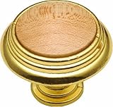 Hickoryハードウェアp415-nm 1 – 1 / 4インチ木目ノブ、Natural Maple