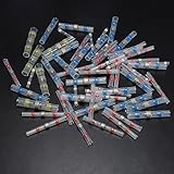 Beho-60ピースはんだシール熱収縮バットワイヤコネクタ端子銅