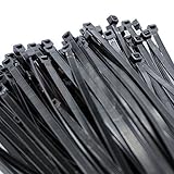 (親) 50lbsケーブルナイロンZip Ties 17 3/4" ブラック ZT118