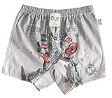 【あるこんたるこん】ベビー トランクス スティールロボ 男の子 コットン100％ キッズ ジュニア ボクサー (M)120-130相当)