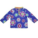 カーターズ（Carter's)【紫花柄フリースプルオーバー】女の子パープルスノーフレイク花柄フリース防寒アウター,雪の結晶出産祝いギフトプレゼント,秋冬お出かけアウター【並行輸入】