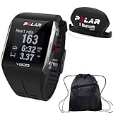 Polar - V800 GPS Sports Watch with Bluetooth Cadence Sensor and Bag - Black [並行輸入品]