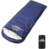 LEEPWEI[2019最新版]寝袋 封筒型 軽量 保温 210T防水シュラフ コンパクト アウトドア キャンプ 登山 車中泊 防災用 丸洗い可能 快適温度-5℃-25℃ 900g 1.4kg 1.8kg 春夏秋冬の使用可能