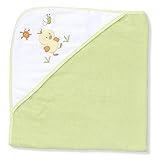 Spasilk 100% Cotton Hooded Terry Bath Towel, Green Duck by Spasilk