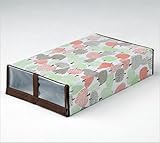 京都 テクノロジー Air+ing 空気触媒 + 竹炭 ブーツ 収納 ケース モリ柄 幅30㎝ 奥行50㎝ 高さ11㎝