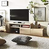 【大型】日本製伸縮テレビ台 (-, シャビーナチュラル)