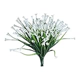 Artificial Shrubs for Decoration 4Pcs Faux Lifelike Plastic Pure Lily Flowers Plants Simulation Gree