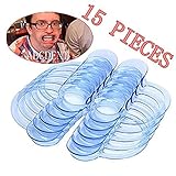 Juliu 15 Pack Dental Cheek Retractor for mouth Game Party Game,C Shape Intraoral Lip Retractor Mouth