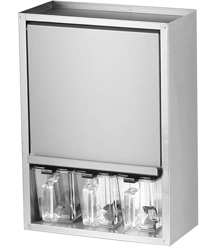前が開く 隠せる 調味料ラック ホワイト 約W38×D16.3×H49.2cm Amazon｜山崎実業(Yamazaki) 【 完成品 】 前が開く 隠せる 調味