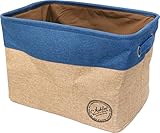 NAVY 収納ケース ASHLEE フォールディング ボックス オープン M ブルー K495-BL