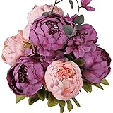 Luyue 造花　牡丹 花束　1本セット結婚式 ホーム パーティー用　飾り