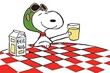 Marmont Hill Peanuts Snoopy Ace Drink Canvas Wall Art 36 by 24-Inch [並行輸入品]