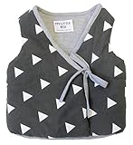 (ラボーグ)La Vogue ベビー服 キッズ 中綿 ベスト トップス 可愛い コート チョッキ アウター 秋冬 子供服 女の子 男の子 厚手 防寒 綿服 グレー 90cm