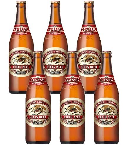 Amazon.co.jp: キリンラガービール中瓶(500ml) x 6本 : 食品・飲料・お酒