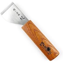 Amazon.co.jp: 【KAMONレザー】 革包丁 平刀 左利き用 36mm巾 関の刃物