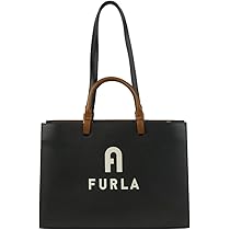 Amazon | [フルラ] ヴァーシティ スタイル トートバッグ L