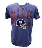 NFLニューヨークジャイアンツビンテージEstablished Tシャツ、ブルー、XL