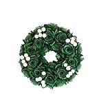 彩か SAIKA リース S 緑 グリーン インテリア用 玄関飾り シック CXO-202Sg Wreath-Wooden roll & Berry S Green