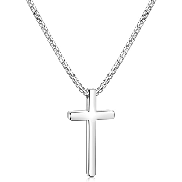 Wisdompro Lock Pendant Choker Necklace - 19.6" Stainless Steel Chain + 2" Extender, Punk Style, Unisex Gift