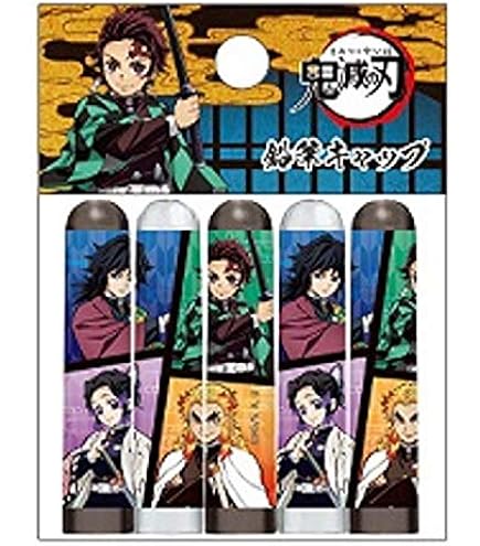 Amazon.co.jp: 鬼滅の刃 えんぴつキャップ Aセット : 文房具・オフィス用品