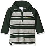 NCAA Oregon Ducks Toddler Boysラグビー長袖フード付きシャツ、サイズ2、グリーン/ヘザー