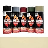 Stove Bright 6283 Stove BrightTM High Temperature Almond Stove Paint by FORRESTPAINTCO.