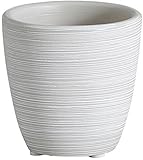 アビテ(Habiter) フラワーベース・花器 アイボリー 7×7×7.5cm オンデュラシオン ポット HUI-001-IV