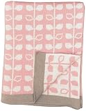 DARZZI Baby Leaf Baby Blanket, Pink, 35x45 by DARZZI