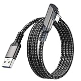 USB Type C ケーブル L字 1.5M 3A急速充電 10Gbps高速データ転送 USB3.2 Gen2 USB-A to USB-C 高速充電 高耐久ナイロン編み USB-C機器対応