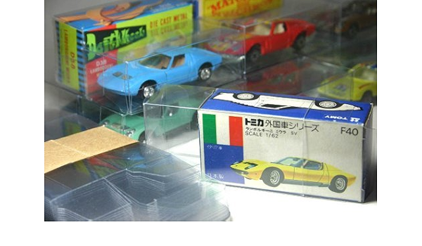 Amazon ミニカー クリアケース M 通常箱用 60枚セット ミニカー ダイキャストカー おもちゃ