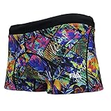 [アールエー] メンズボクサー水着 Inverted FLOWERS 123-BFWER ML L