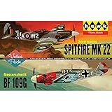 プラッツ HL445 1/72 スピットファイア Mk.22 VS メッサーシュミット Bf109G