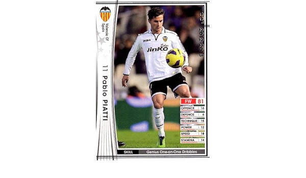 Amazon Co Jp Wccf 12 13 381 バレンシアcf パブロ ピアッティ ホビー 通販