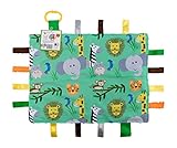 教育学習Loveyリボンタグセキュリティブランケット グリーン JUNGLE