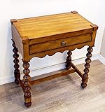 ウッド製【木製 コンソールテーブル】飾り置き台 ウッドテーブル 受付台 ボビンターニングレッグ 木目