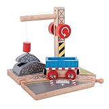 Bigjigs Rail Gravel Crane for Train Set [並行輸入品]