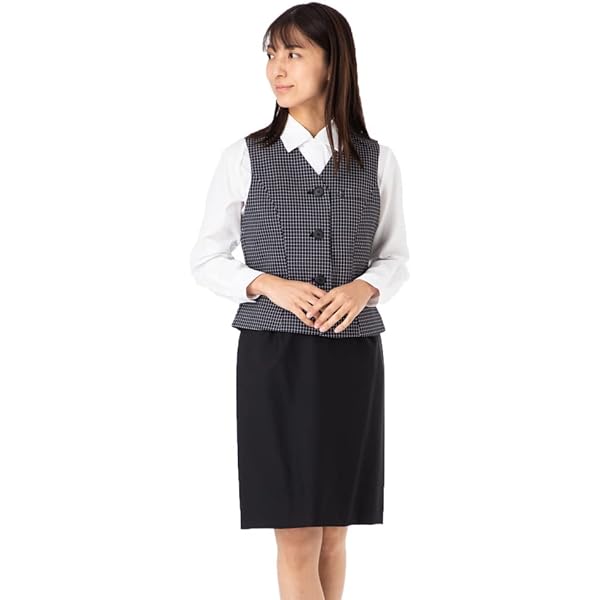 Amazon | [BONOFFICE] [ボンオフィス] 事務服 制服 Aライン スカート