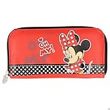 ディズニー 財布 Disney Minnie Mouse Red Zipped Purse - "Oh My!" design [並行輸入品]