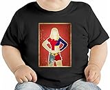 Supergirl Illustration オーガニックベビーTシャツ 12 - 18 Months