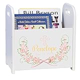 mybambino Personalized Blush洗礼Bookキャディとラック