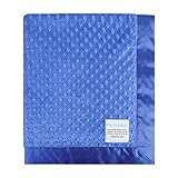 My Blankee Minky Dot Baby Blanket, 30 x 35, Electric Blue by My Blankee