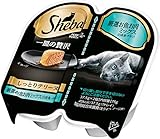 シーバ (Sheba) キャットフード 一皿の贅沢 しっとりテリーヌ 厳選お魚お肉ミックス(白身魚・チキン) 75g(37.5g×2個入)×6個 (まとめ買い)