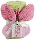 Baby Aspen Plush Velour Baby Blanket, Butterfly by Baby Aspen [並行輸入品]
