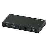 ラトックシステム 4K HDMI パソコン 2台用 RS-240CA-4K USB-C HDMI PC切替器 2台 ディスプレイ