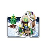 Hitsan JJRCクリスマスサンタクロースエルク建物ブロック教育ギフトfor Children 741pcs One Piece