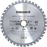 Concord Blades MCB0650T040HP 6-1/2-Inch 40 Teeth TCT Ferrous Metal Cutting Blade [並行輸入品]