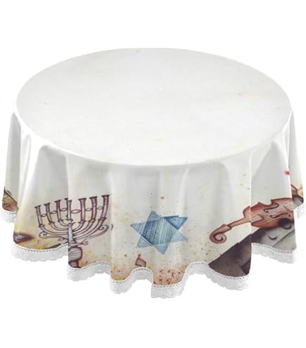 Judaica Satin Challah Cover For Shabbat & Yom Tov - Elegant Embroidered Hebrew Letters With Silver Border