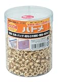 ファミリーツール(FAMILY TOOL) ハトメ5mm 極薄鉄板・真鍮メッキ 2000組 51500
