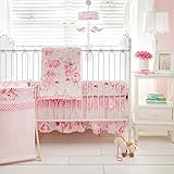 My Baby Sam Rosebud Lane 3ピースベビーベッド寝具セット